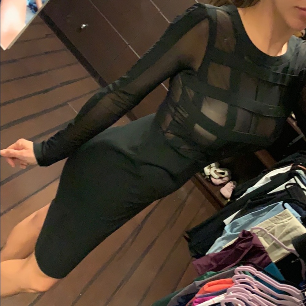 Black sexy dress size M